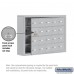 Salsbury Cell Phone Storage Locker - with Front Access Panel - 4 Door High Unit (5 Inch Deep Compartments) - 20 A Doors (19 usable) - steel - Surface Mounted - Master Keyed Locks